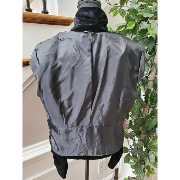 Daisy Fuentes Women's Black Polyester Long Sleeve One Buttons Fitted Blazer XL - Picture 8 of 16